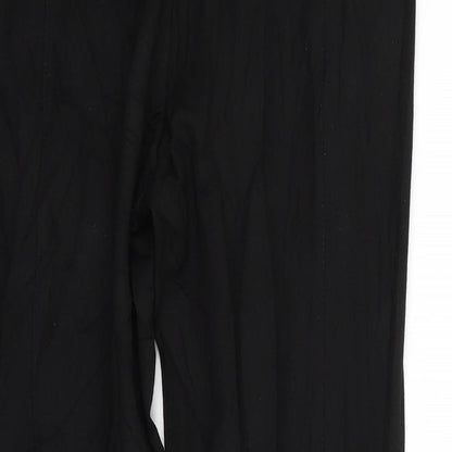 Womens UK Size M H&M Regular Fit  Black Trousers