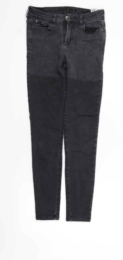 Womens UK Size 8 Marks and Spencer Regular Fit Straight Black Jeans