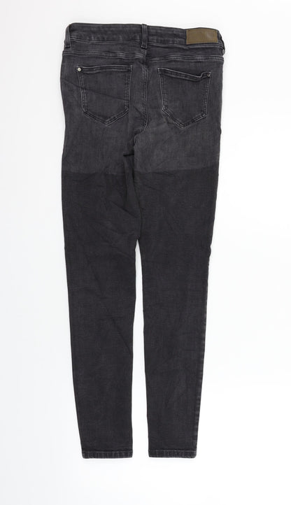 Womens UK Size 8 Marks and Spencer Regular Fit Straight Black Jeans