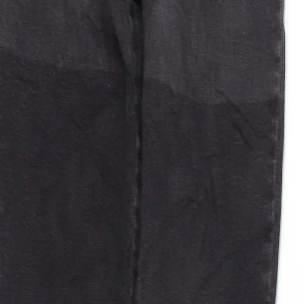 Womens UK Size 8 Marks and Spencer Regular Fit Straight Black Jeans
