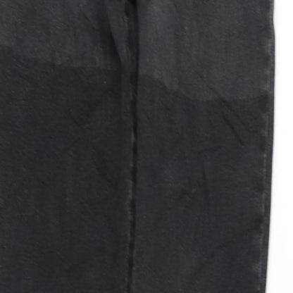 Womens UK Size 8 Marks and Spencer Regular Fit Straight Black Jeans