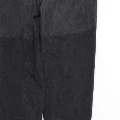Womens UK Size 8 Marks and Spencer Regular Fit Straight Black Jeans