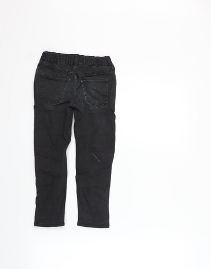 Uniqlo Boys Black   Straight Jeans Size 3-4 Years