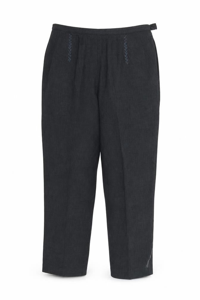 Womens UK Size 36 in ELVI Regular Fit  Grey Trousers
