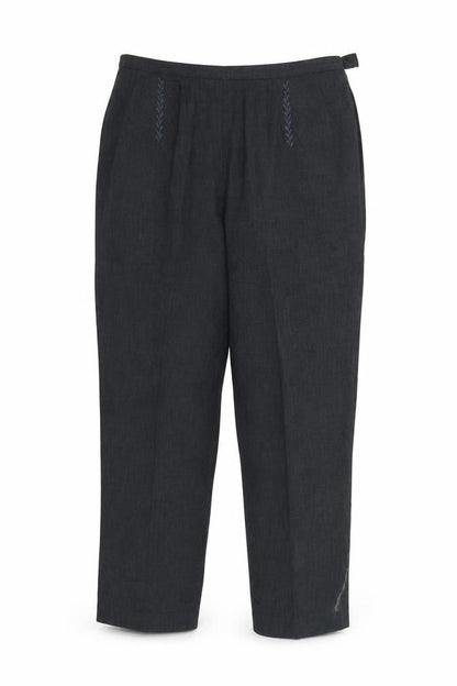 Womens UK Size 36 in ELVI Regular Fit  Grey Trousers