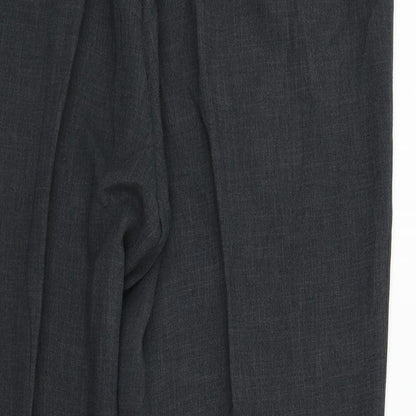 ELVI Womens Grey   Trousers  Size 36 in L28 in