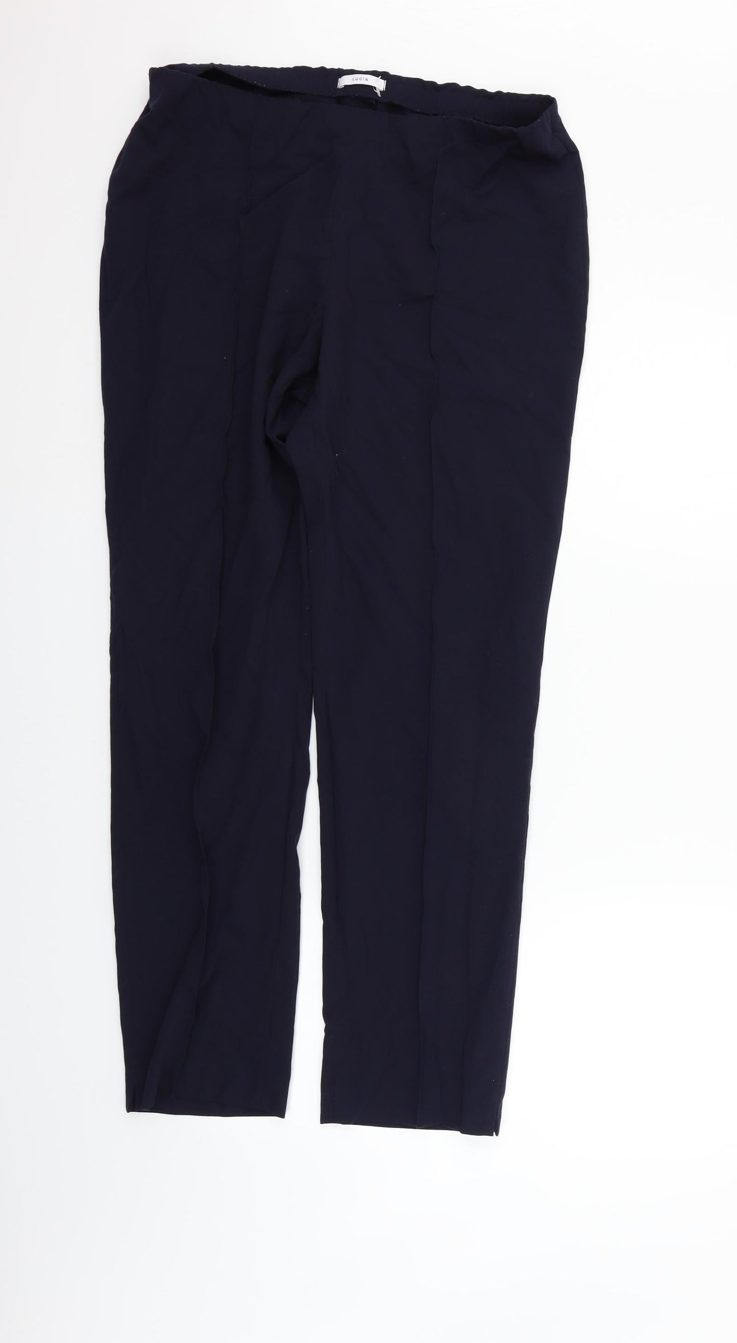 Womens UK Size 16 LUCIA Regular Fit  Blue Trousers