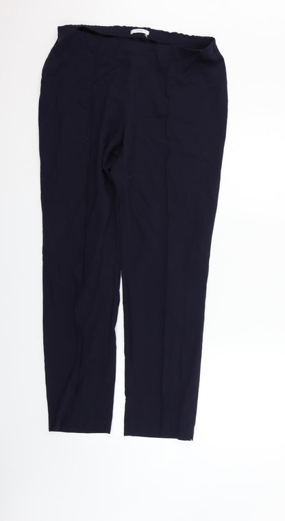 Womens UK Size 16 LUCIA Regular Fit  Blue Trousers