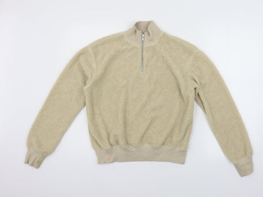 Topshop Womens Beige   Pullover Jumper Size 6  - washable marks