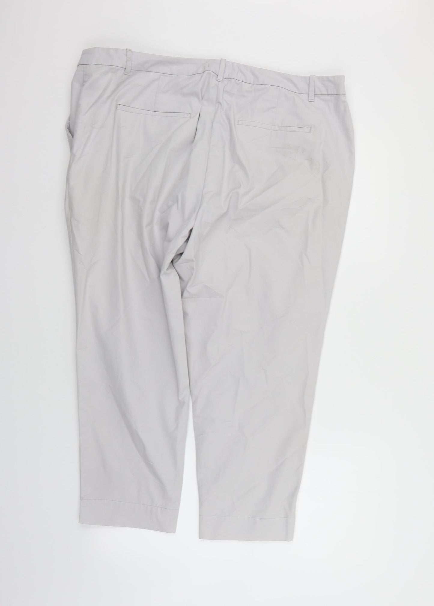 Womens UK Size 20 Marks and Spencer Regular Fit  Grey Trousers