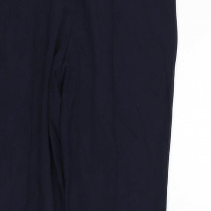 Barbara Lebek Womens Blue   Trousers  Size 14 L26 in