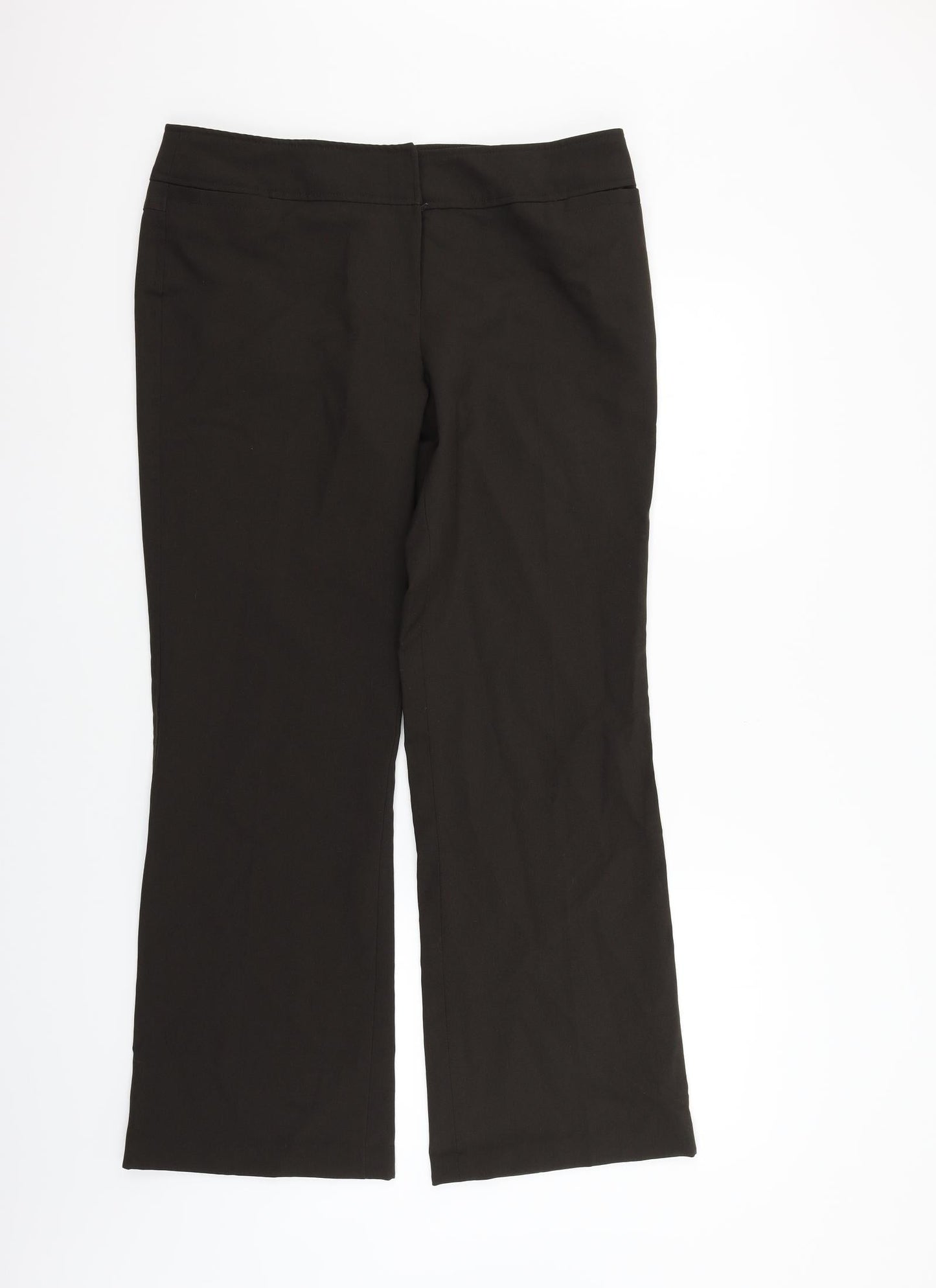 Womens UK Size 14 Atmosphere Regular Fit  Brown Trousers