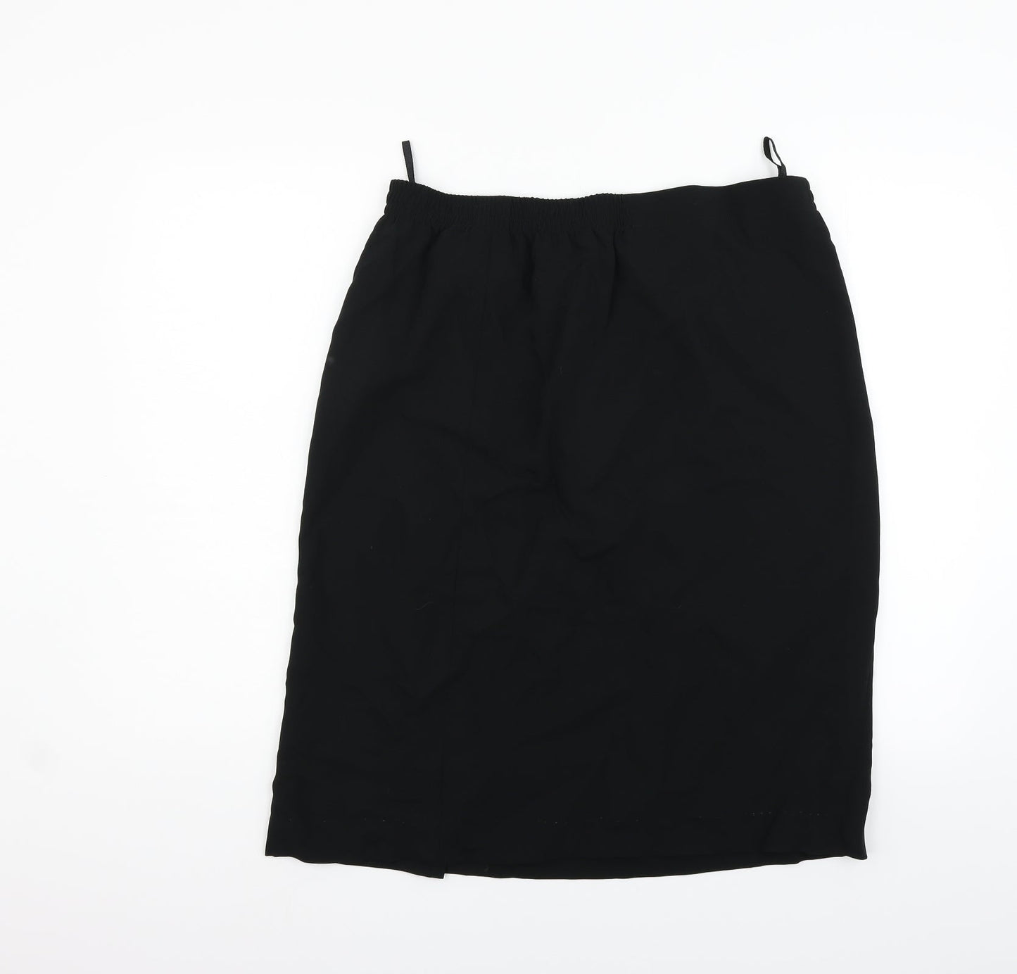DELMOD Womens Black   Flare Skirt Size 32 in