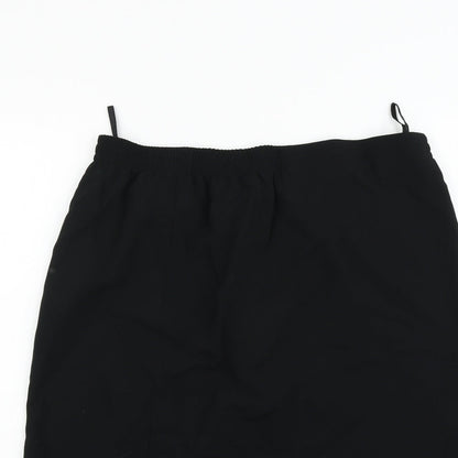DELMOD Womens Black   Flare Skirt Size 32 in