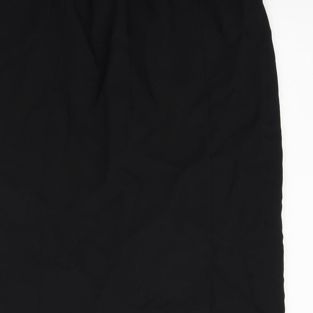 DELMOD Womens Black   Flare Skirt Size 32 in