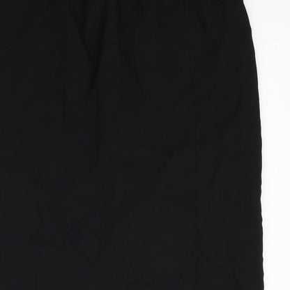 DELMOD Womens Black   Flare Skirt Size 32 in
