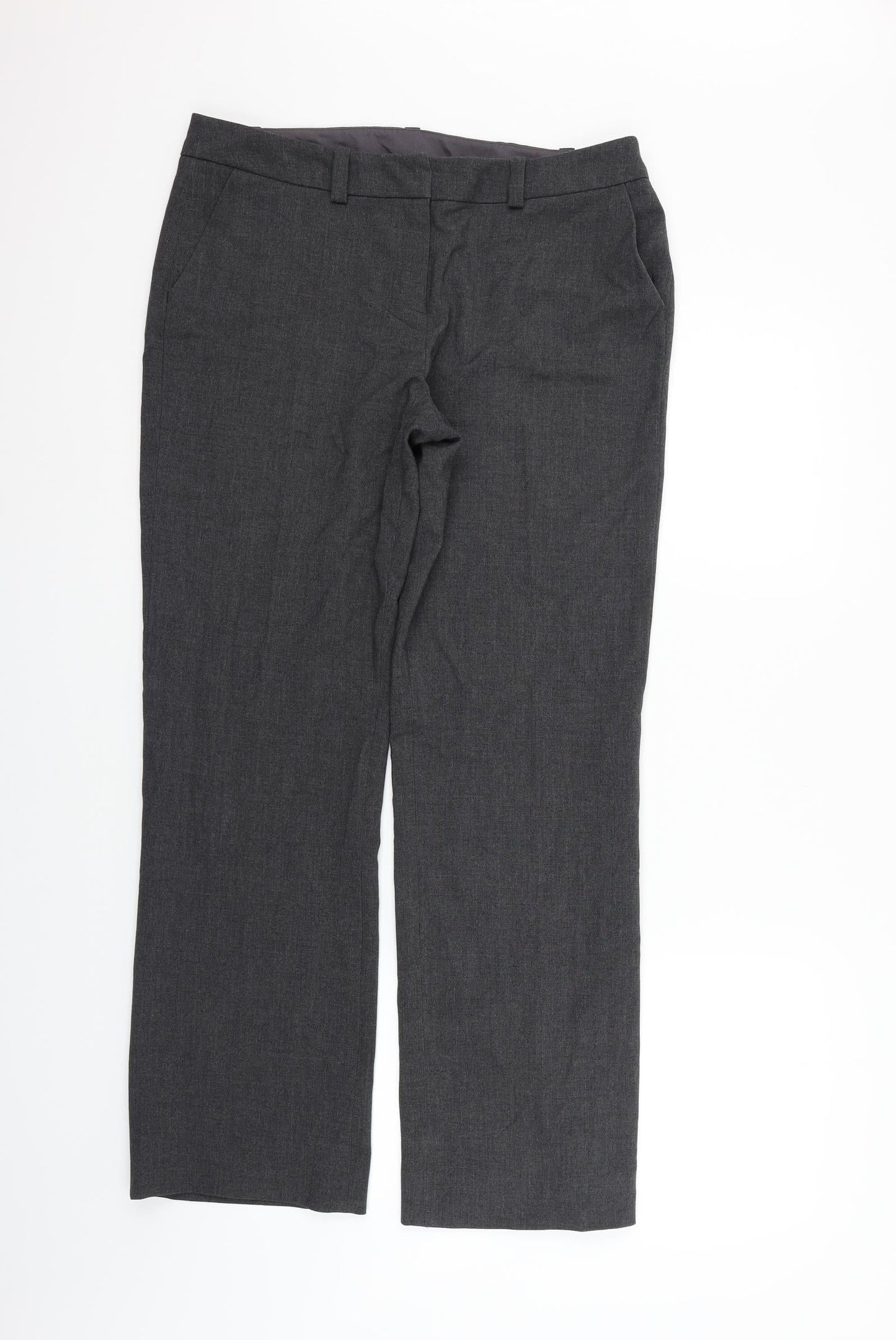 TU Womens Grey   Trousers  Size 12 L29 in