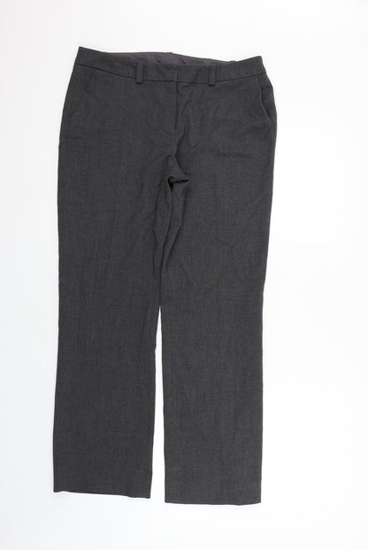 TU Womens Grey   Trousers  Size 12 L29 in