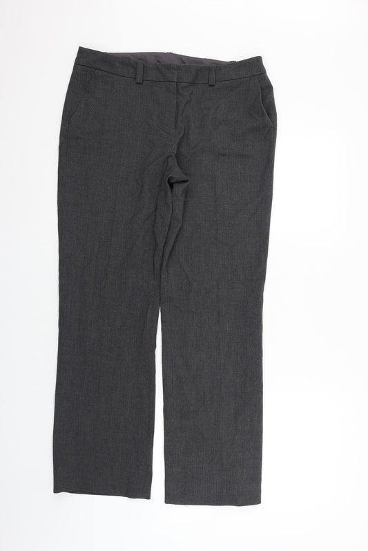 TU Womens Grey   Trousers  Size 12 L29 in
