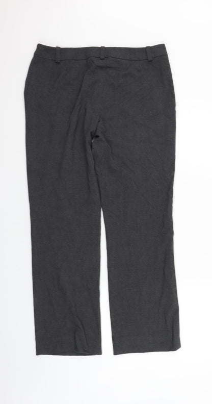 TU Womens Grey   Trousers  Size 12 L29 in