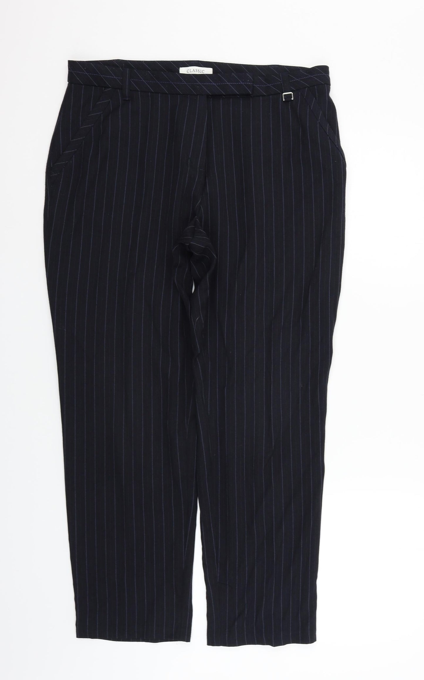 Classic Womens Black   Trousers  Size 14 L26 in