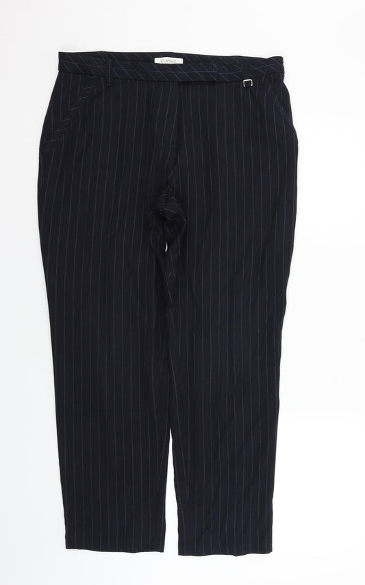 Classic Womens Black   Trousers  Size 14 L26 in