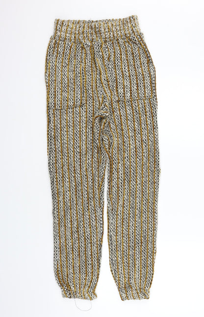 Womens UK Size 10 Dorothy Perkins Regular Fit  Yellow Trousers