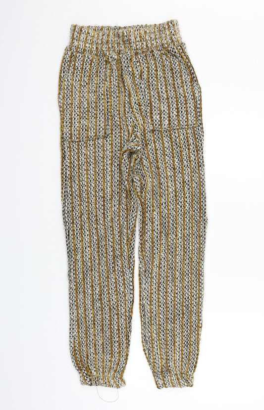 Womens UK Size 10 Dorothy Perkins Regular Fit  Yellow Trousers