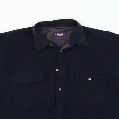 Mens UK Size M lee copper Blue  Button-Up Short Sleeve Casual Shirt