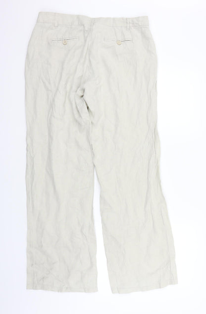sapphire Womens Beige   Trousers  Size 14 L30 in