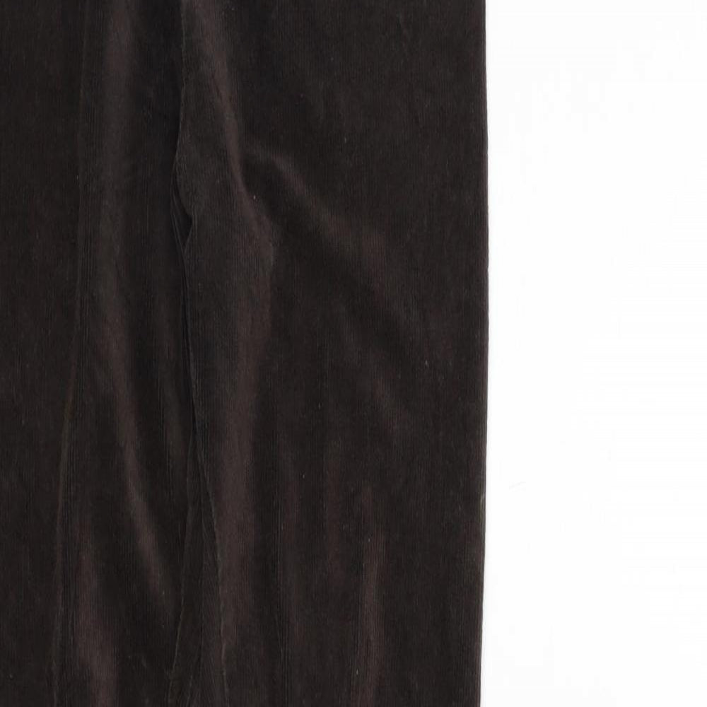 Womens UK Size 8 Marks and Spencer Regular Fit  Brown Trousers