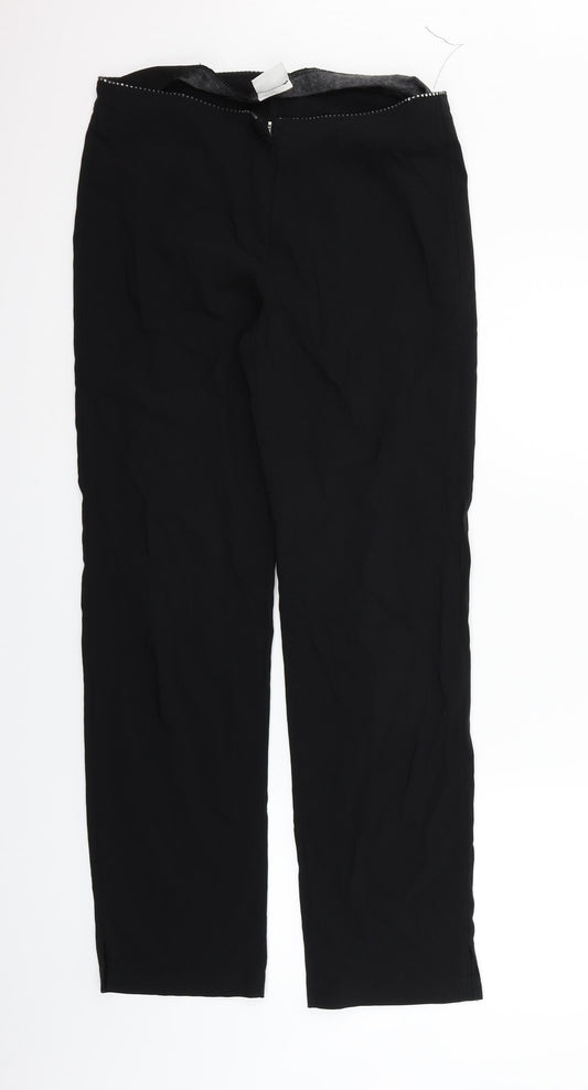 Miss Selfridge Womens Black   Trousers  Size 16 L30 in