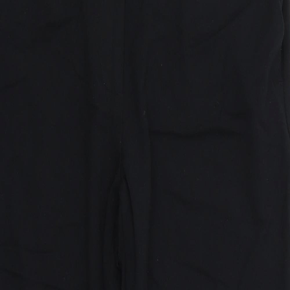 Womens UK Size 12 Marks and Spencer Regular Fit  Black Trousers