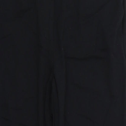 Womens UK Size 12 Marks and Spencer Regular Fit  Black Trousers