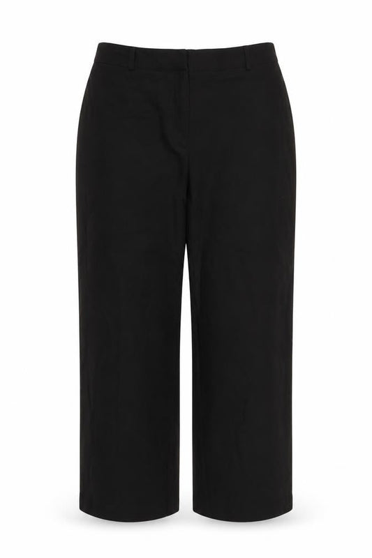 Womens UK Size 18 Agenda Regular Fit  Black Trousers