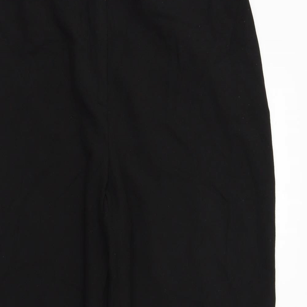 Womens UK Size 18 Agenda Regular Fit  Black Trousers