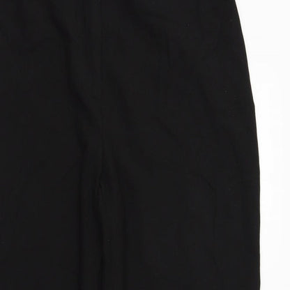 Womens UK Size 18 Agenda Regular Fit  Black Trousers