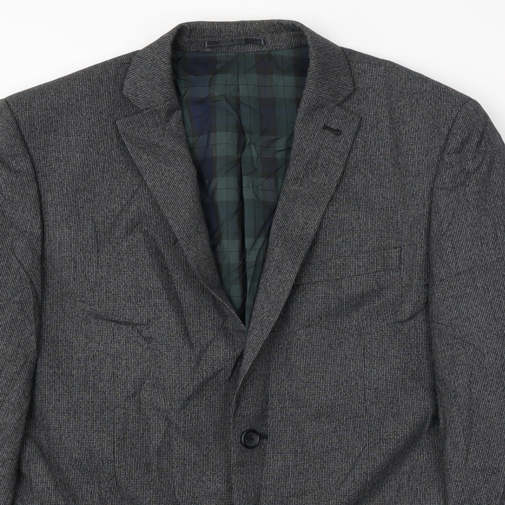 Mens UK Size 40 NEXT Regular Grey Suit Jacket