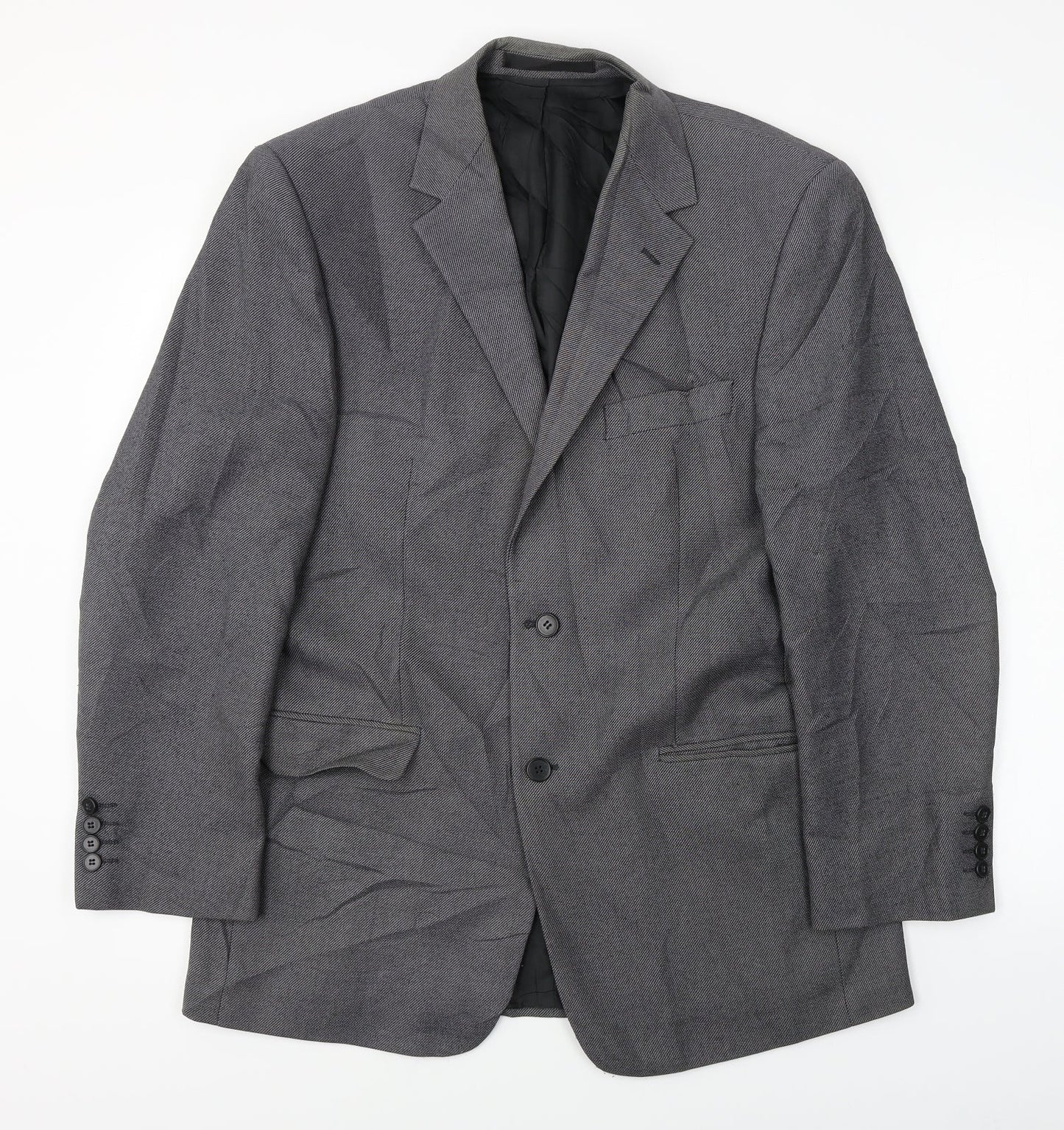 Mens UK Size 40 Marks and Spencer Regular Grey Suit Jacket