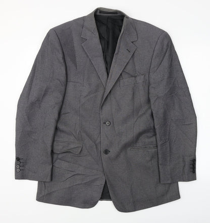 Mens UK Size 40 Marks and Spencer Regular Grey Suit Jacket