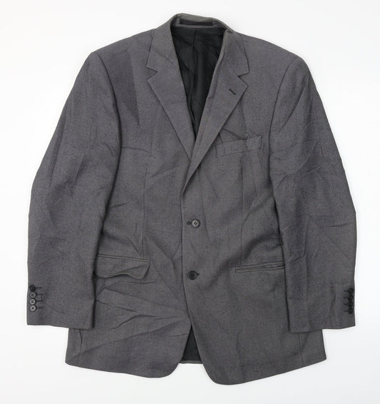Mens UK Size 40 Marks and Spencer Regular Grey Suit Jacket