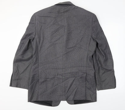 Mens UK Size 40 Marks and Spencer Regular Grey Suit Jacket