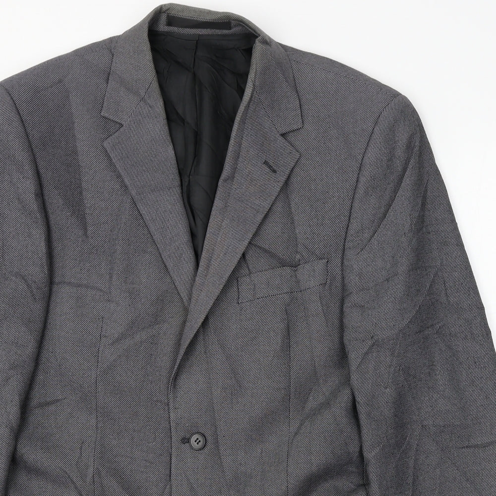 Mens UK Size 40 Marks and Spencer Regular Grey Suit Jacket