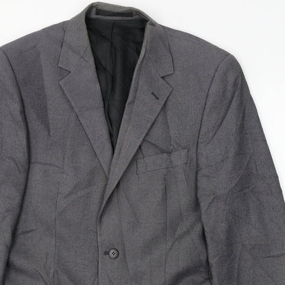 Mens UK Size 40 Marks and Spencer Regular Grey Suit Jacket