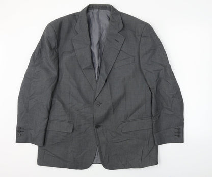 Mens UK Size 42 Greenwood Regular Grey Suit Jacket