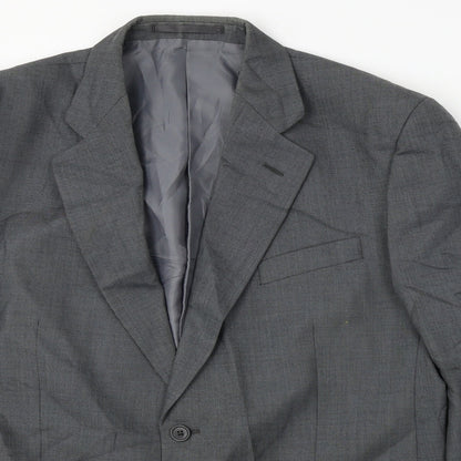 Mens UK Size 42 Greenwood Regular Grey Suit Jacket
