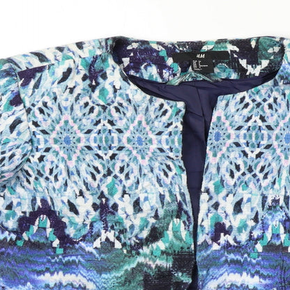 H&M  Womens Blue   Jacket Coat Size 6