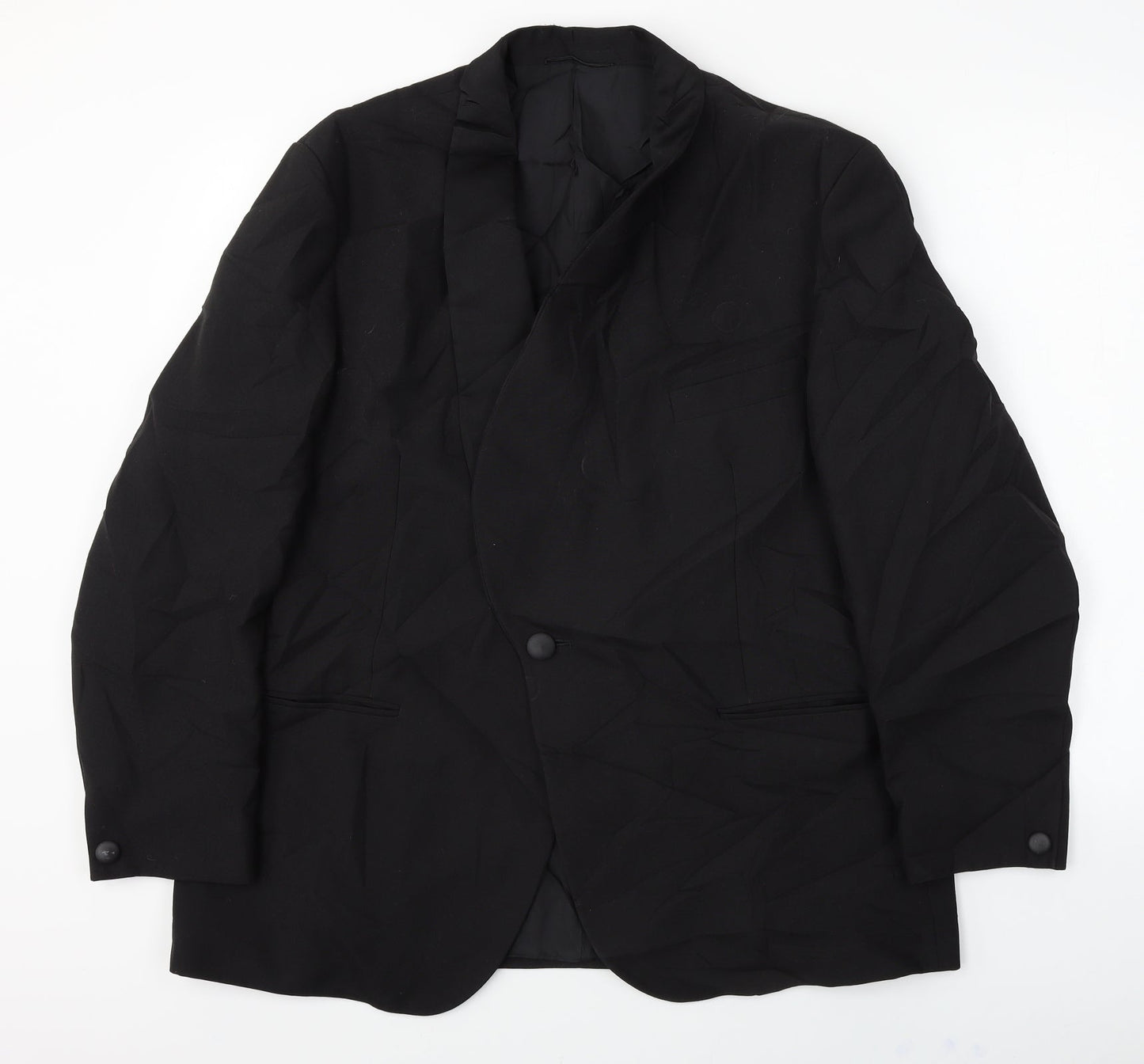Mens UK Size 40 Dunn & Co Regular Black Suit Jacket