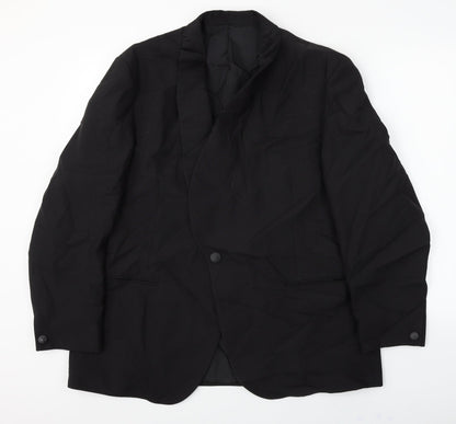 Mens UK Size 40 Dunn & Co Regular Black Suit Jacket