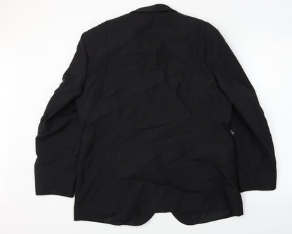 Mens UK Size 40 Dunn & Co Regular Black Suit Jacket